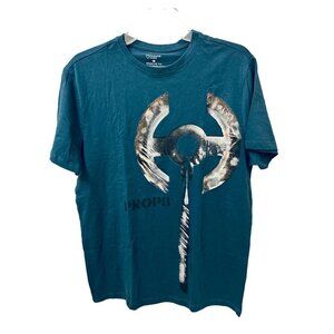 Primark Med Blue Tee Cotton Viking